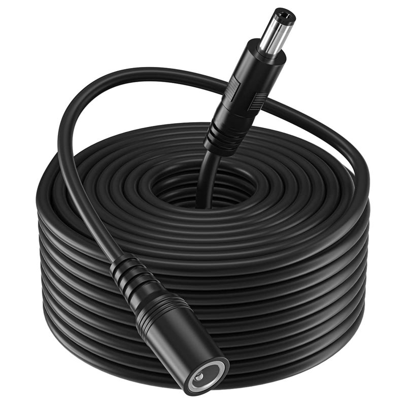 SIOCEN Dc Power Extension Cable,5.5mm x 2.1mm 12v Extension Cord 20FT Security Camera Cable DC Male to Female Extender Wire for CCTV IP Indoor Camera Dvr Standalone LED Strip,DC Supply Adapter - Image 1